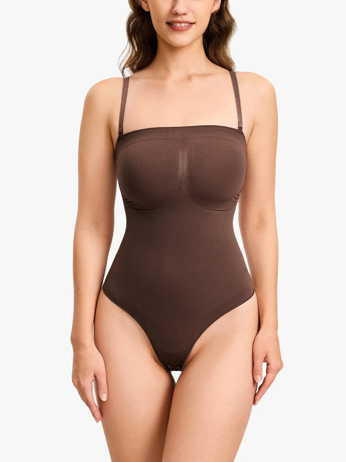 Bodysuit de escultura sin tirantes