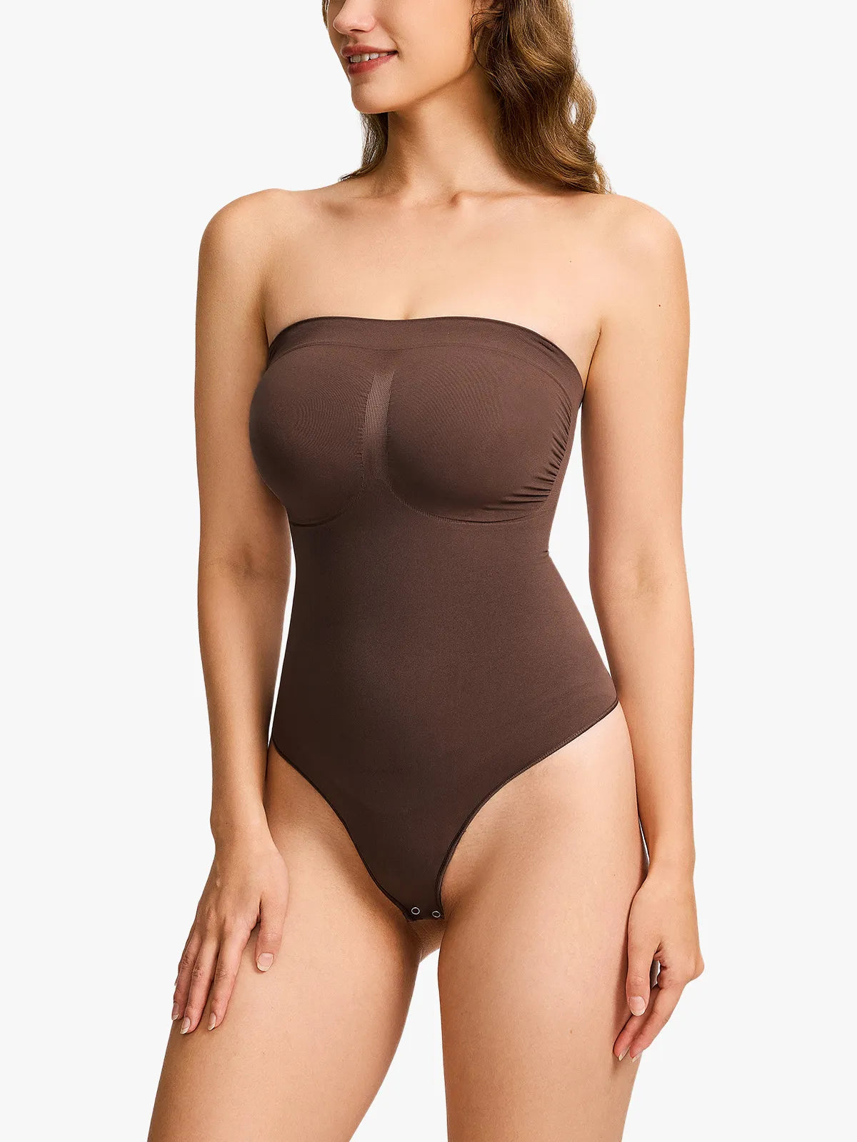 Bodysuit de escultura sin tirantes