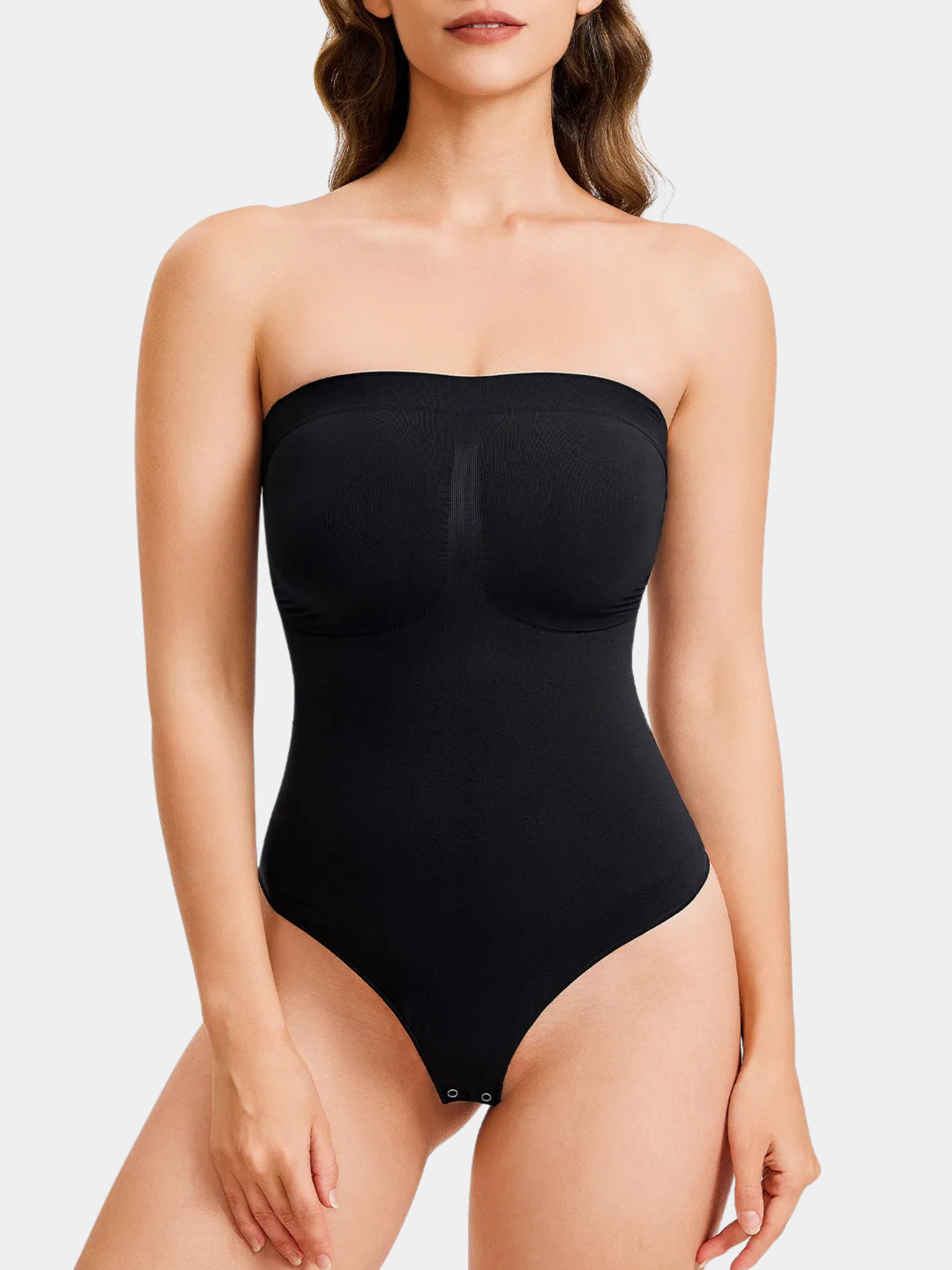 Bodysuit de escultura sin tirantes